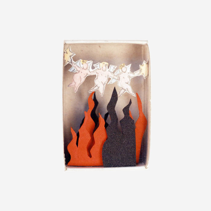 Agnes Keil, heaven and hell, matchbox letter 2000